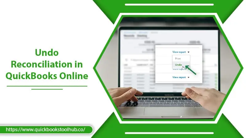 Undo reconciliation in quickbooks online