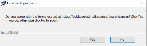 QuickBooks terms and conditions